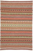 5 x 7 Vintage Turkish Striped Kilim Rug 77379