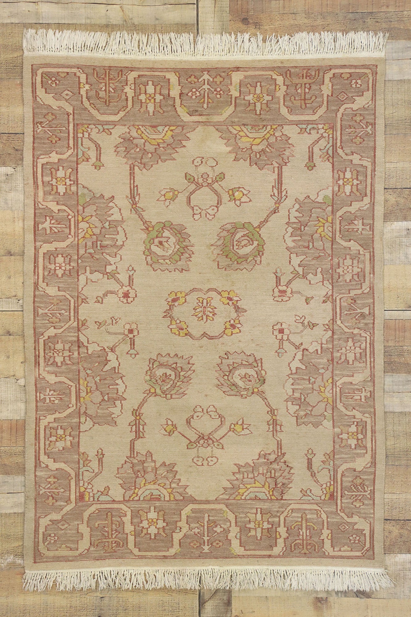 4 x 5 Vintage Soumak Rug 77380