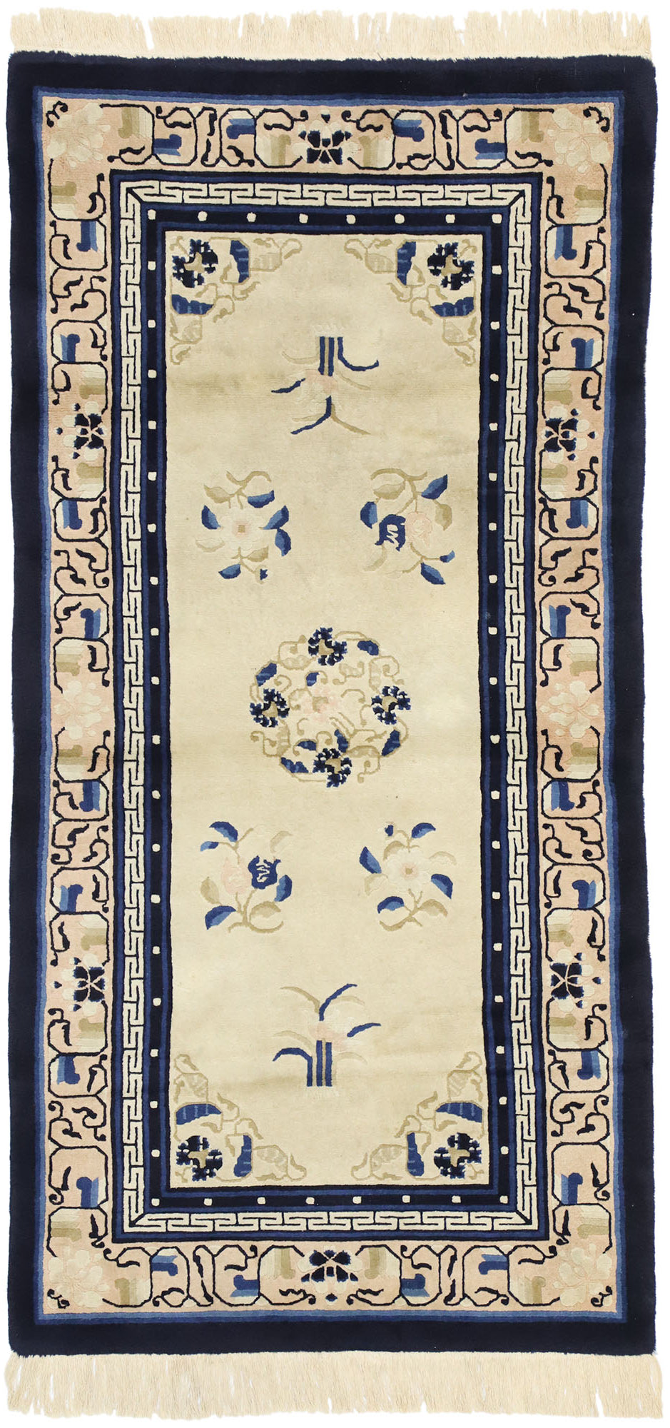 3 x 6 Antique Chinese Rug 77382
