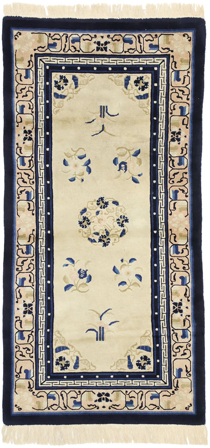 3 x 6 Antique Chinese Rug 77382