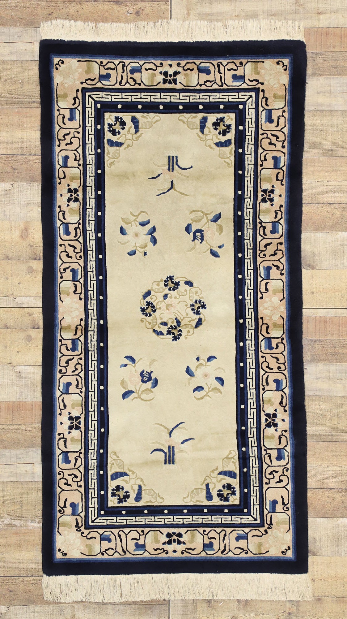 3 x 6 Antique Chinese Rug 77382