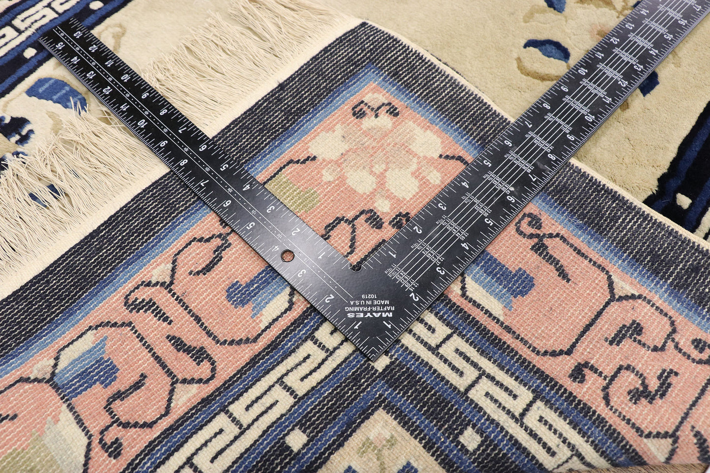 3 x 6 Antique Chinese Rug 77382