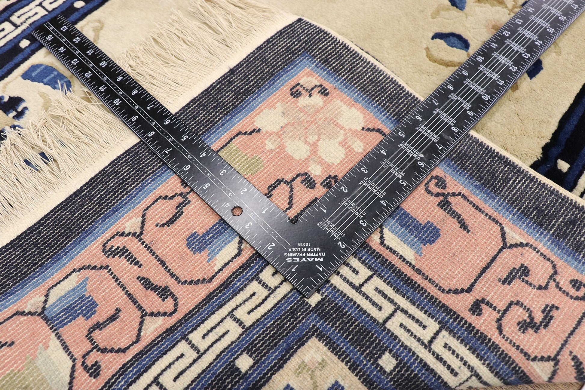 3 x 6 Antique Chinese Rug 77382
