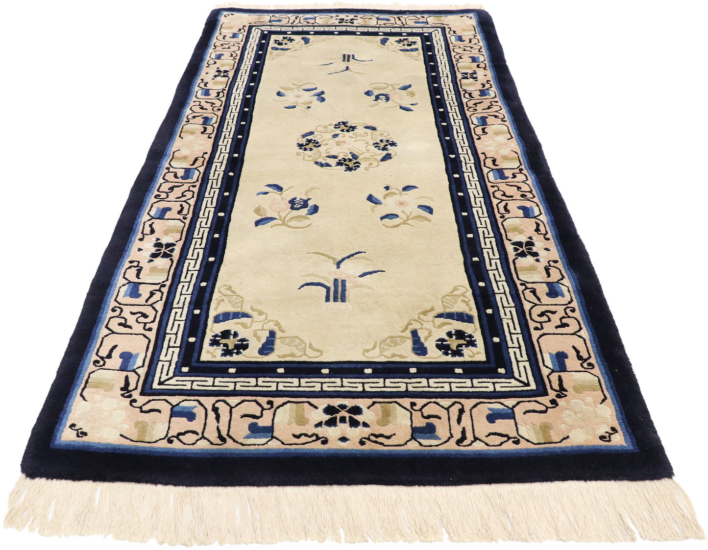 3 x 6 Antique Chinese Rug 77382