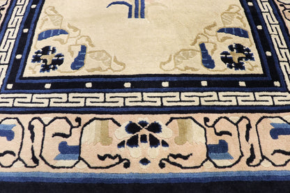 3 x 6 Antique Chinese Rug 77382
