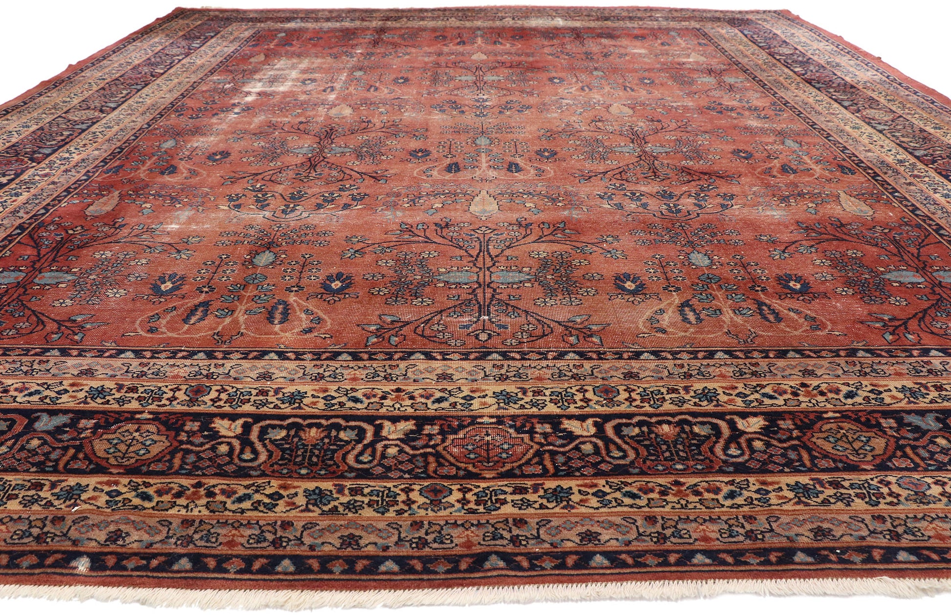 12 x 16 Antique Turkish Sparta Rug 77388