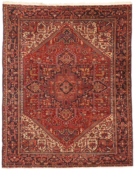 10 x 12 Vintage Persian Heriz Rug 77390
