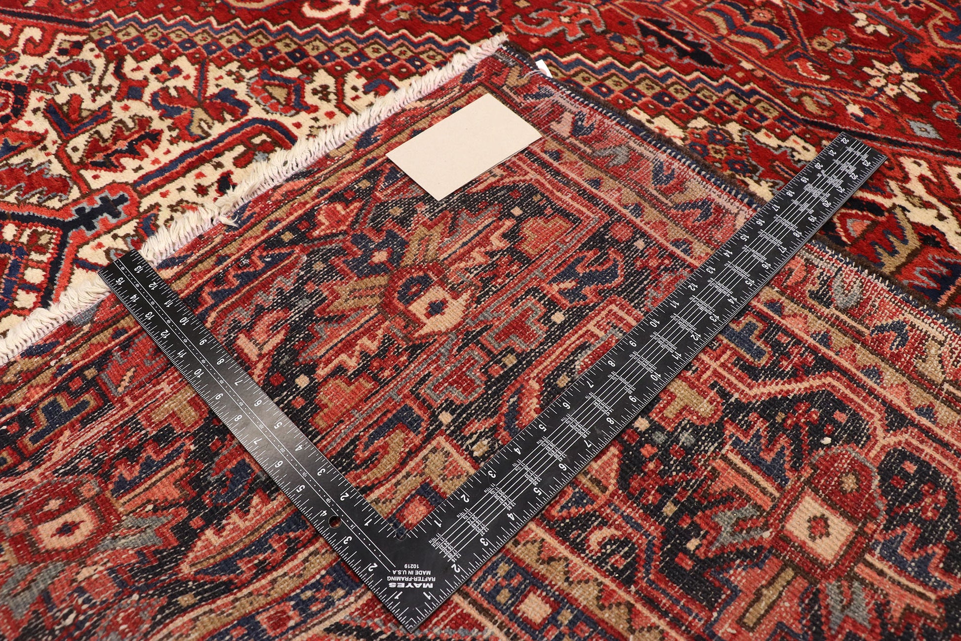 10 x 12 Vintage Persian Heriz Rug 77390