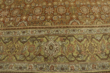 9 x 13 Antique Persian Tabriz Rug 77394