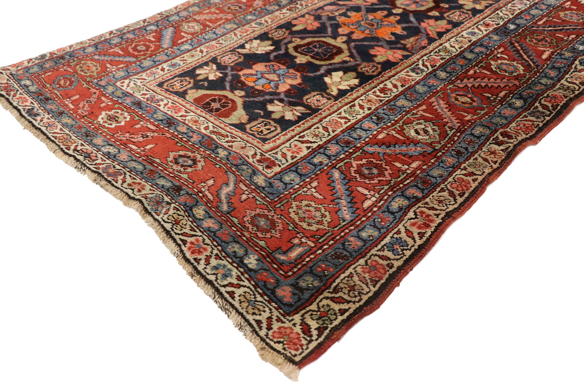 3 x 17 Vintage Persian Heriz Runner 77395