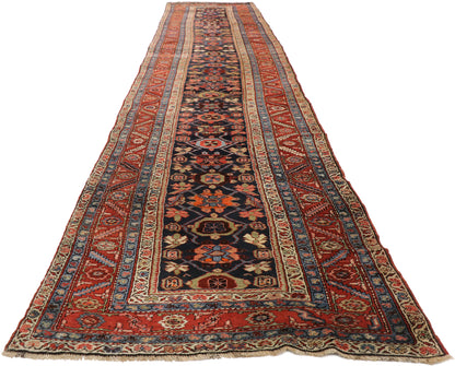 3 x 17 Vintage Persian Heriz Runner 77395