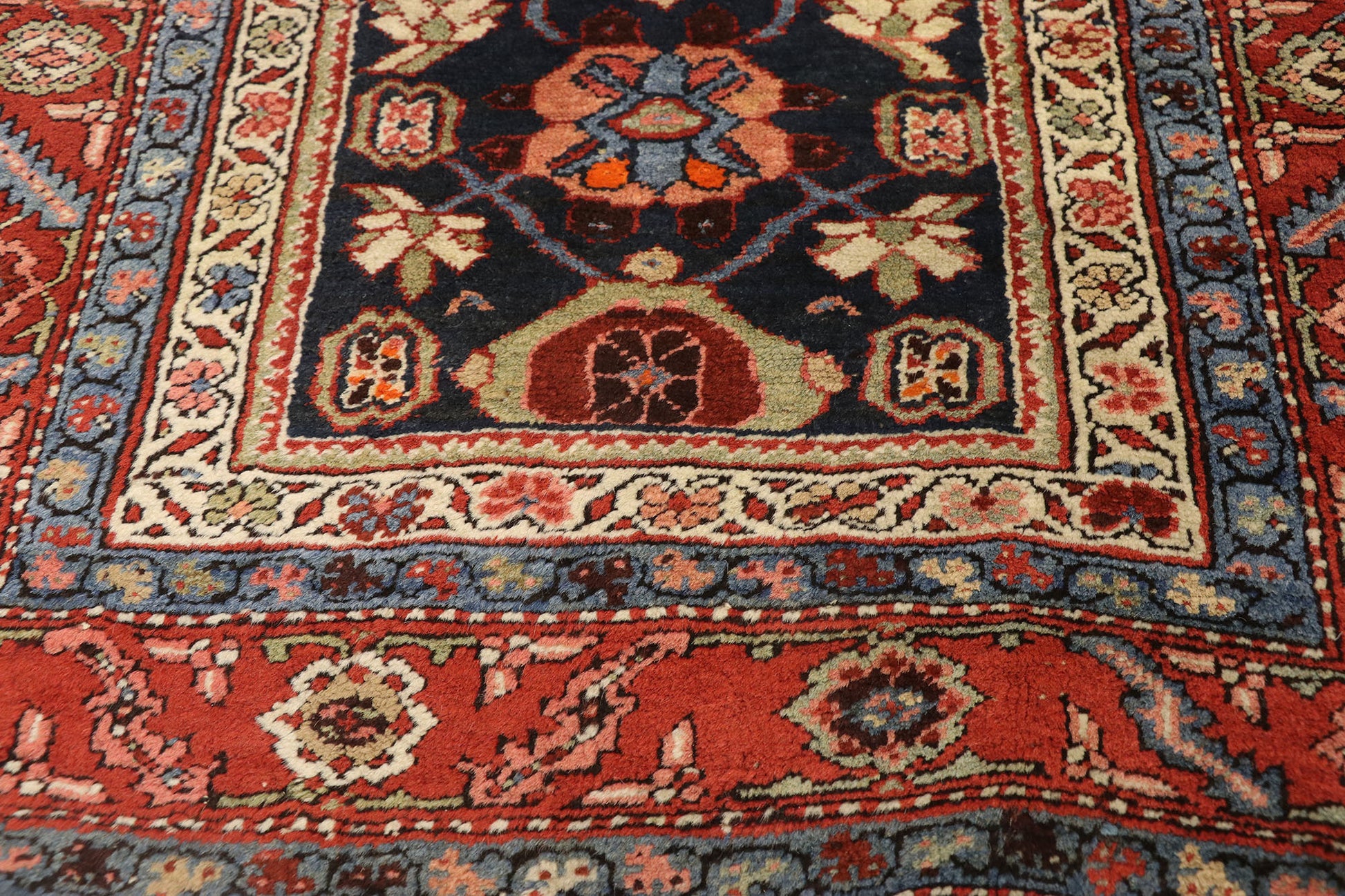 3 x 17 Vintage Persian Heriz Runner 77395