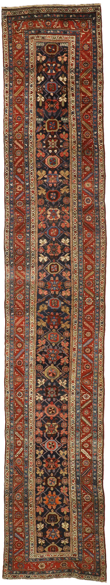3 x 17 Vintage Persian Heriz Runner 77395