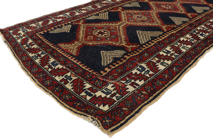 3 x 14 Vintage Persian Heriz Runner 77396