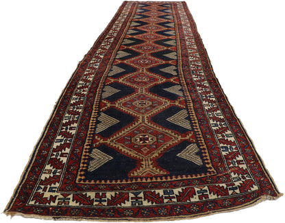 3 x 14 Vintage Persian Heriz Runner 77396