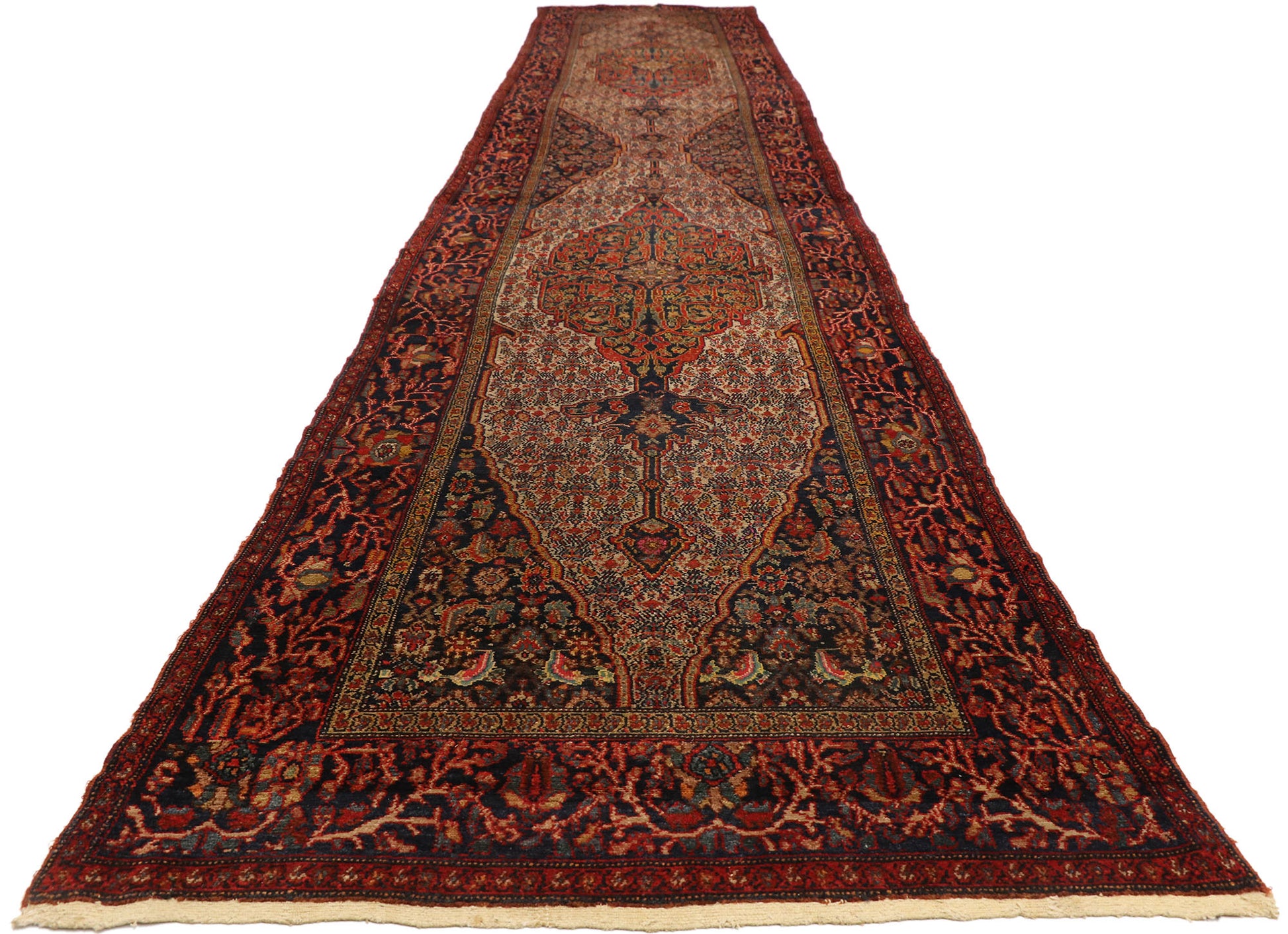 3 x 20 Antique Persian Senneh Runner 77397