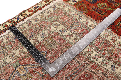 3 x 18 Antique Persian Heriz Runner 77399