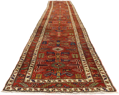 3 x 18 Antique Persian Heriz Runner 77399