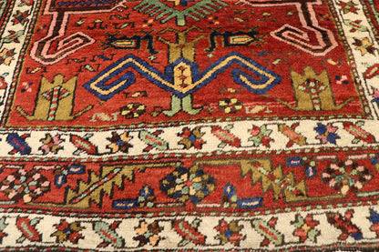 3 x 18 Antique Persian Heriz Runner 77399