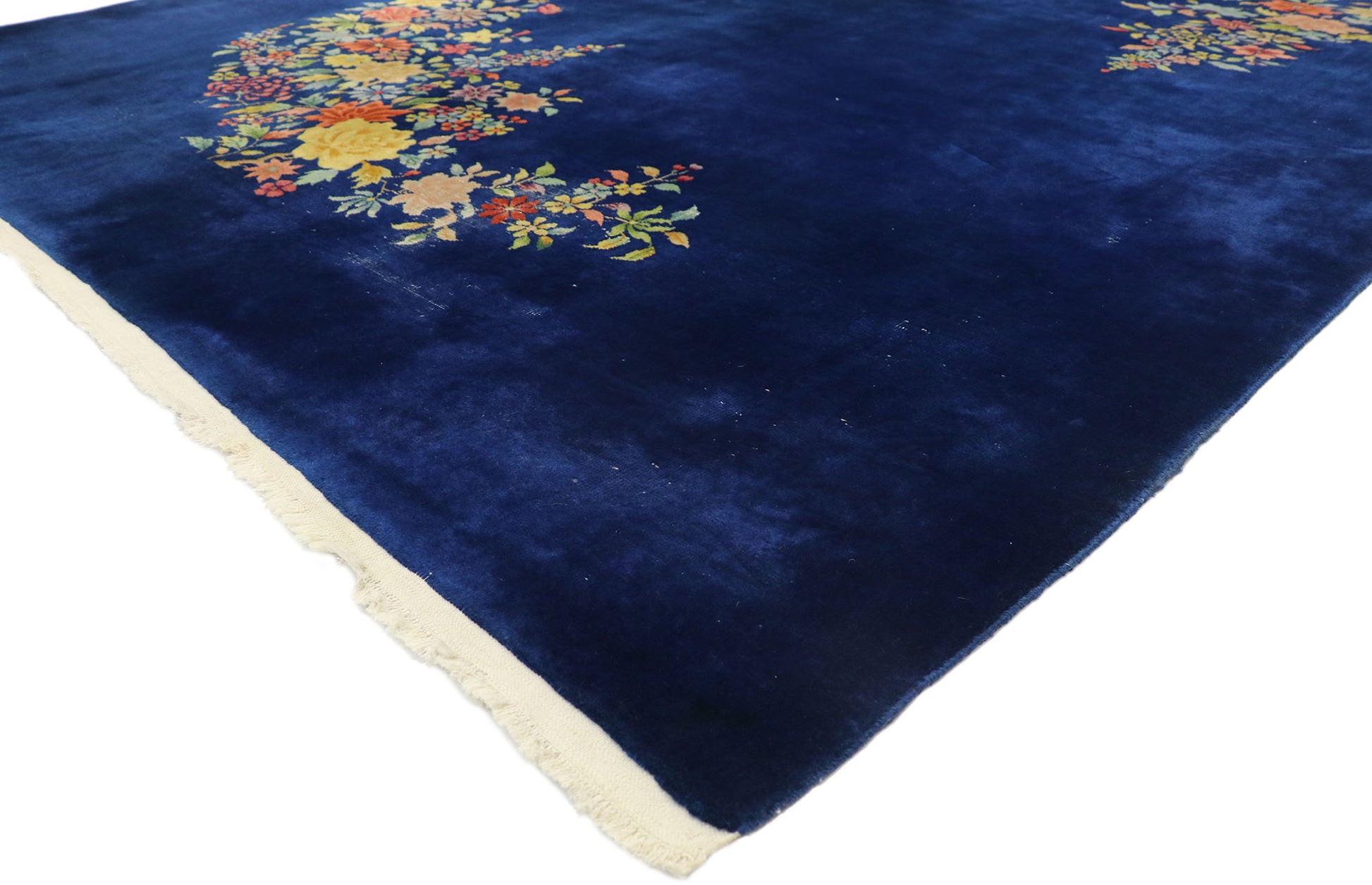 9 x 12 Antique Chinese Art Deco Rug 77406