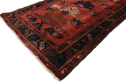 3 x 10 Antique Persian Hamadan Runner 77409