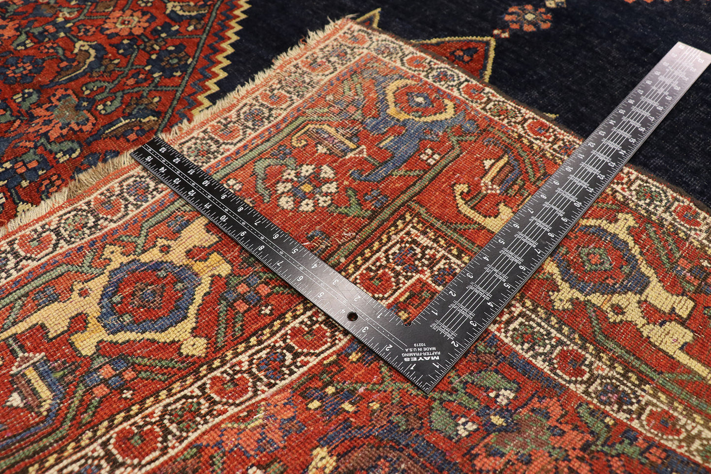 5 x 11 Antique Persian Bijar Rug 77412
