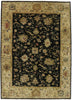 10 x 14 Vintage Black Pakistani Tabriz Rug 77413
