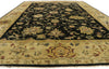 10 x 14 Vintage Black Pakistani Tabriz Rug 77413