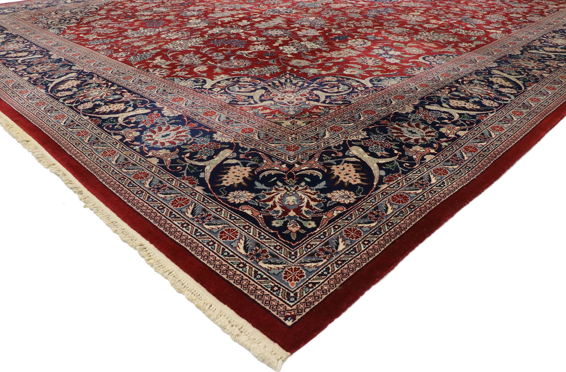12 x 18 Vintage Chinese Tabriz Rug 77415