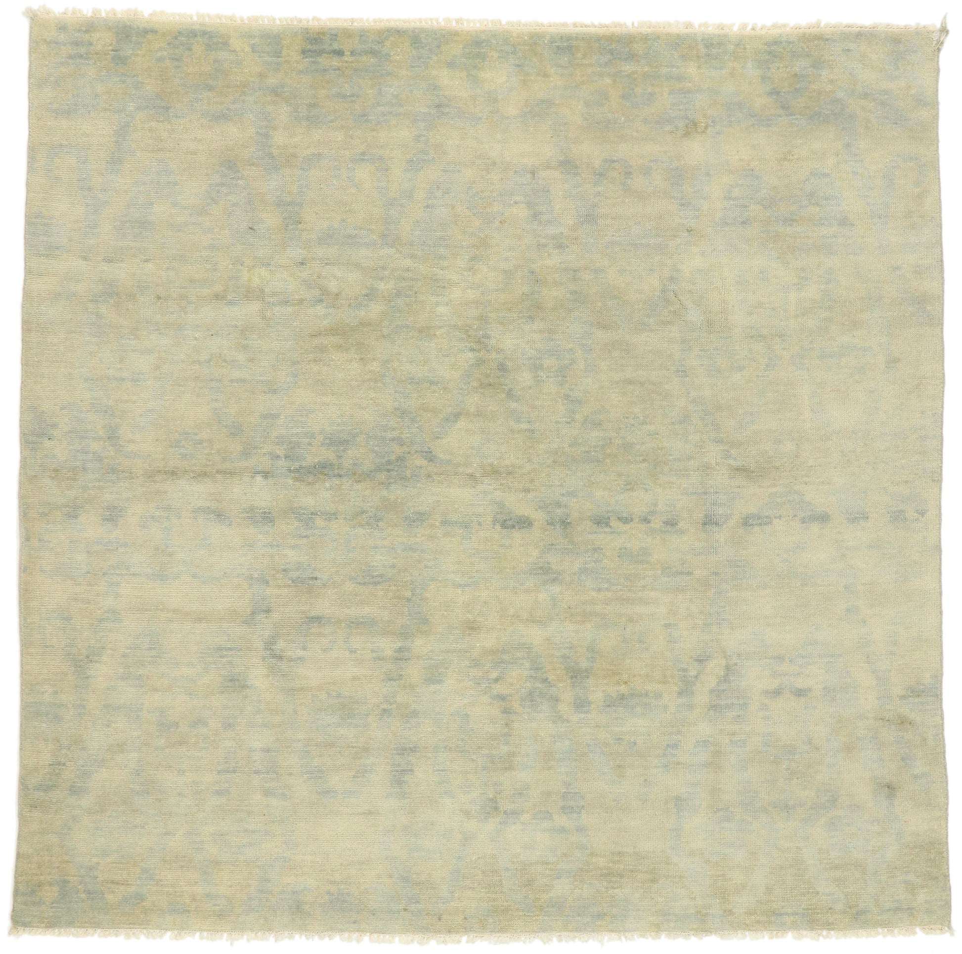 8 x 8 Contemporary Turkish Oushak Rug 77419