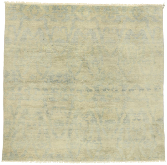 8 x 8 Contemporary Turkish Oushak Rug 77419