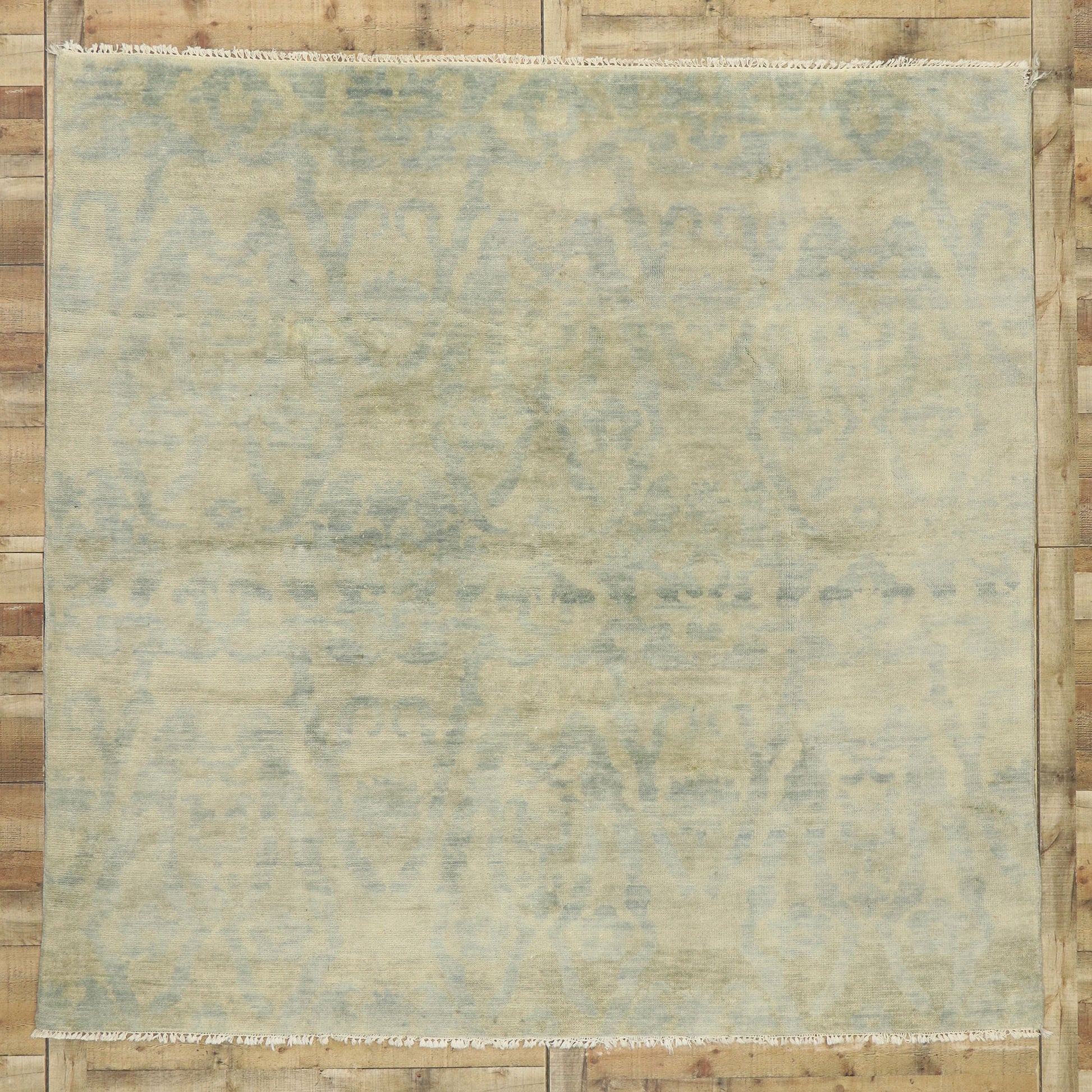 8 x 8 Contemporary Turkish Oushak Rug 77419