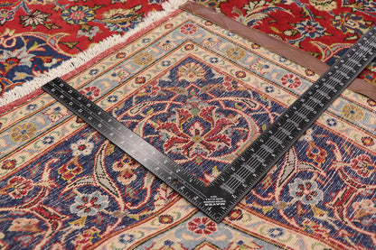 10 x 13 Vintage Persian Kashan Rug 77420