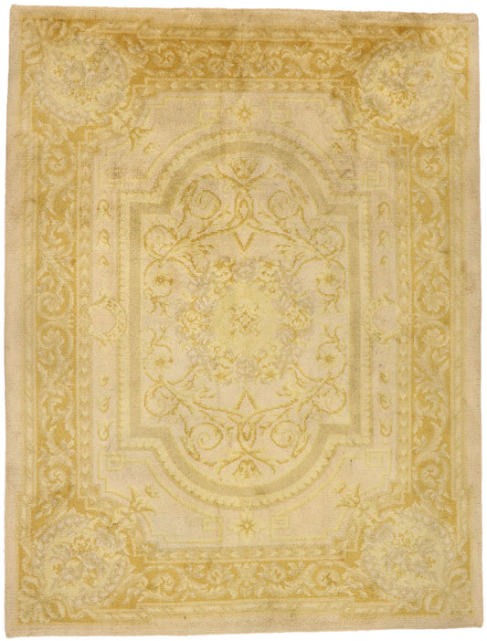 9 x 12 Antique Spanish Savonnerie Rug 77421