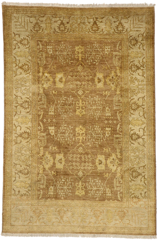6 x 9 Traditional Indian Rug 77422