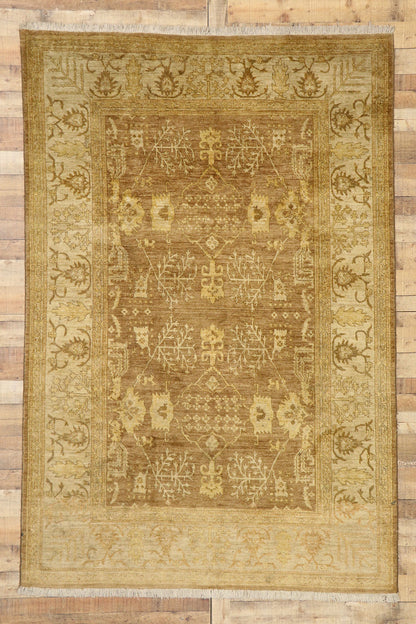 6 x 9 Traditional Indian Rug 77422