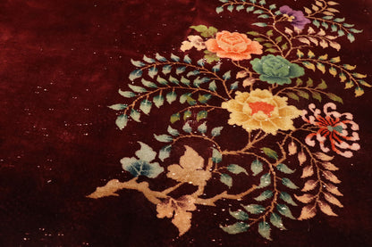 9 x 12 Antique Chinese Art Deco Rug 77423