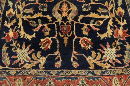 2 x 3 Antique Persian Mohajeran Sarouk Rug 77424