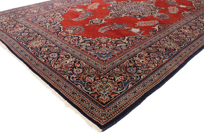 5 x 7 Vintage Persian Kashan Rug 77427