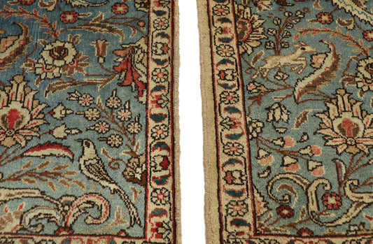2 x 3 Vintage Persian Tabriz Rug 77429