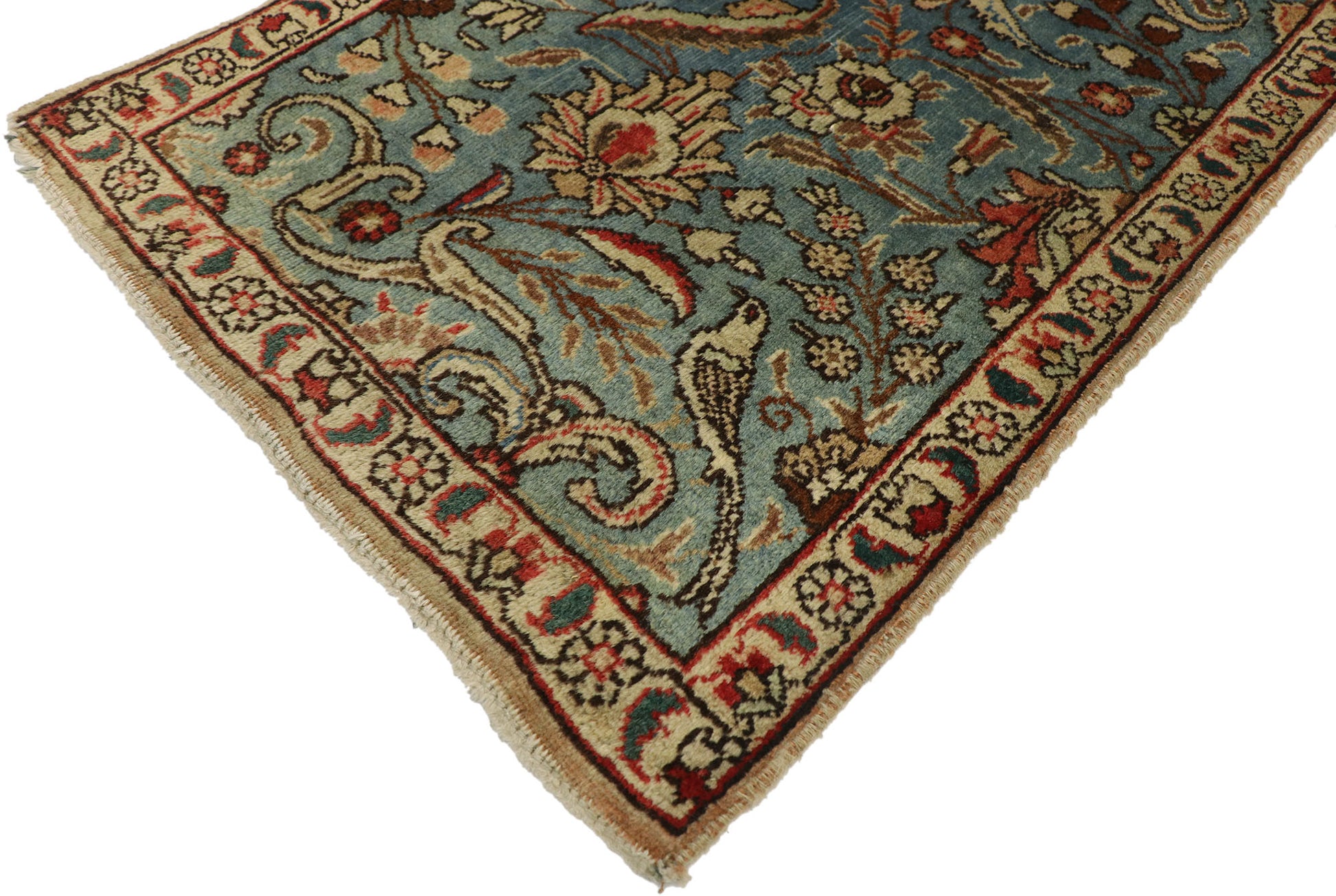 2 x 3 Vintage Persian Tabriz Rug 77430