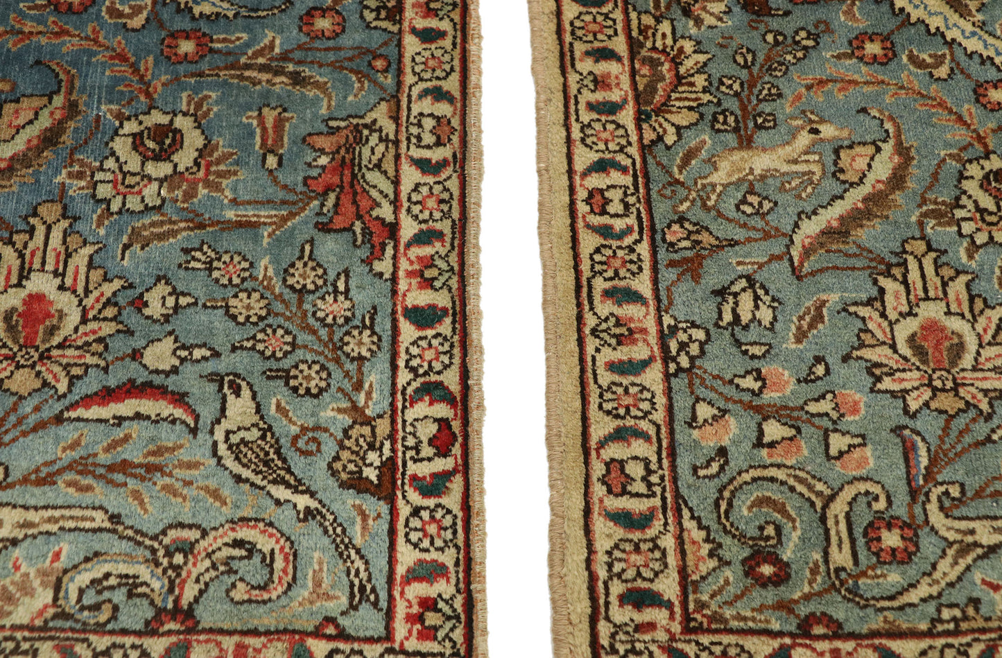 2 x 3 Vintage Persian Tabriz Rug 77430