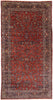 11 x 21 Antique Persian Qazvin Rug 77432