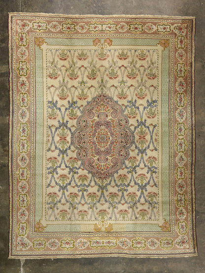 15 x 19 Antique Turkish Hereke Rug 77433