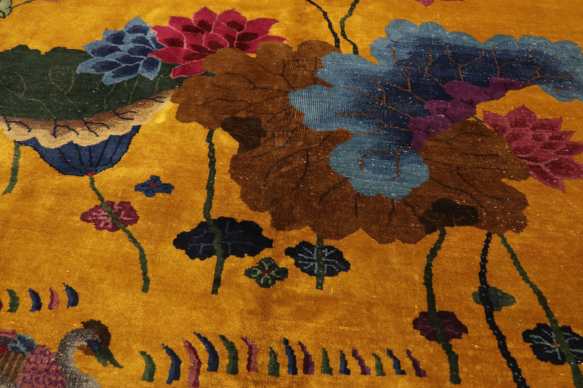 10 x 13 Antique Chinese Art Deco Rug 77434