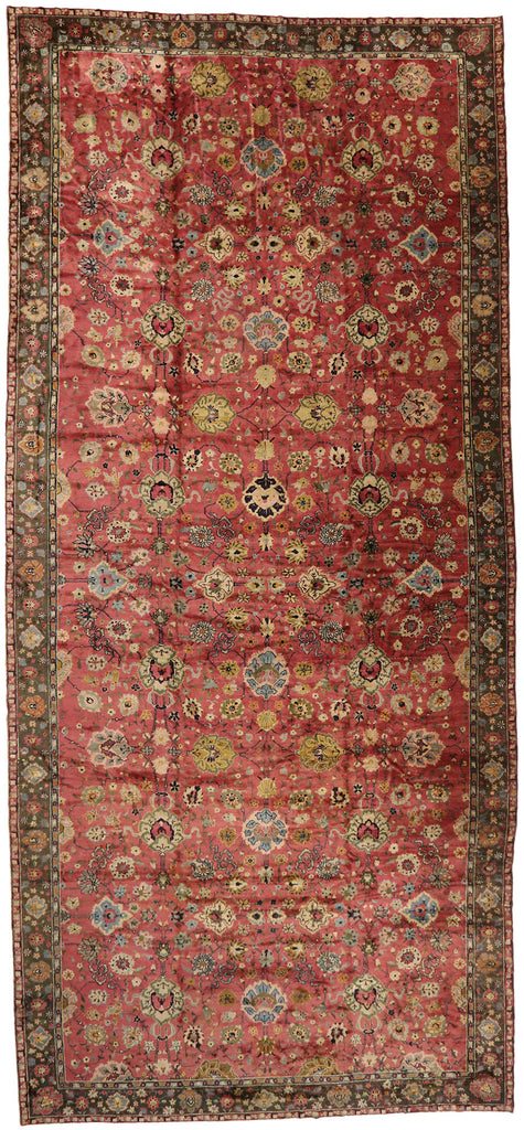 14 x 29 Antique Chinese Tabriz Rug 77435