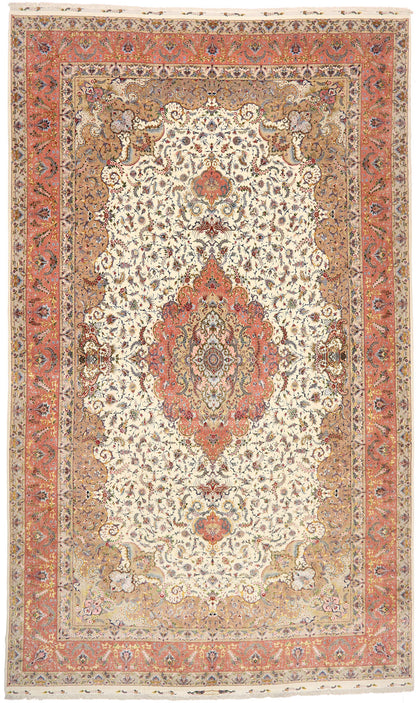 16 x 27 Vintage Persian Shirfar Tabriz Rug 77437