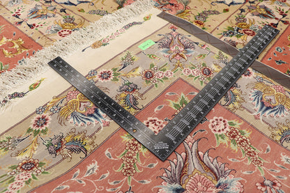 16 x 27 Vintage Persian Shirfar Tabriz Rug 77437