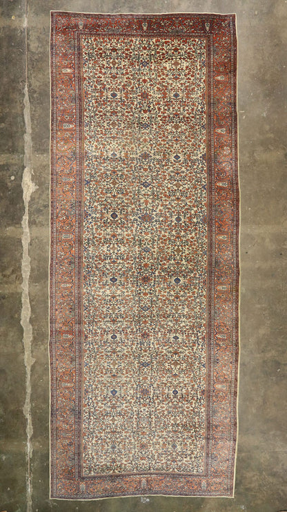 11 x 27 Antique Persian Sarouk Farahan Rug 77440