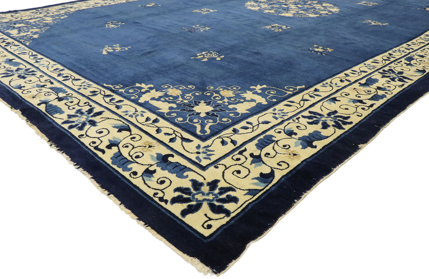 9 x 14 Antique Chinese Peking Rug 77442
